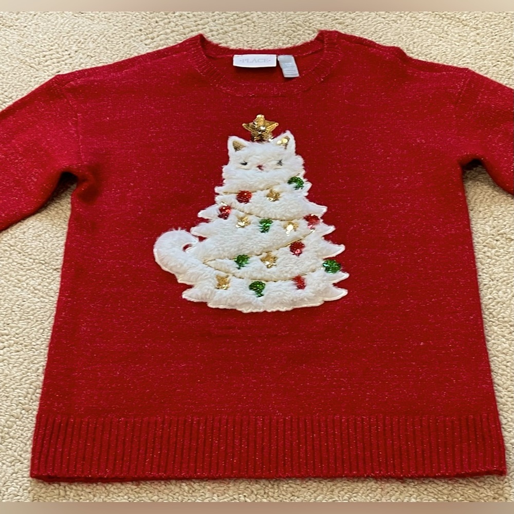 Christmasy Sweater - Size M or 7/8